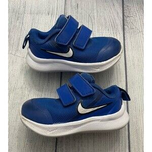 Blue Nike Little Boy Toddler Shoes, Size 5